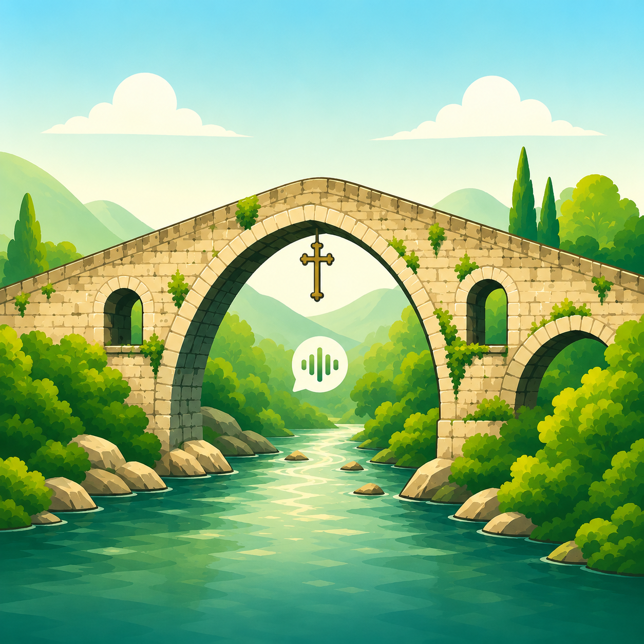 Puente — icono de la marca.